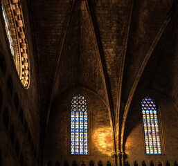 Girona Cathedral, also known as the Cathedral of Saint Mary of Girona.
This is a Roman Catholic church located in Girona, Catalonia, Spain. It is the seat of the Roman Catholic Diocese of Girona.