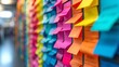 © Vladan - A vibrant array of sticky notes in various colors, showcasing task organization and project planning in a creative workspace.