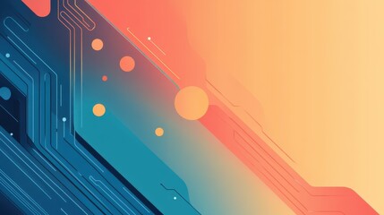 Sticker - Experience a vibrant fusion of modern design and fun textures in this vector art, ideal for techinspired projects.