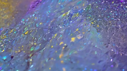 Poster - Exploring the mesmerizing flat rainbow hologram with vibrant colors and intricate patterns