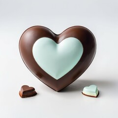 Sticker - heart shaped chocolate