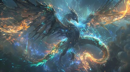 Wall Mural - celestial dragon