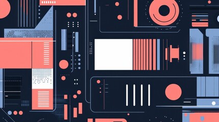 Poster - Dynamic Micro Animations for Enhanced Digital Interfaces: Flat Design Illustration