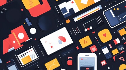 Aufkleber - micro animations in flat design: enhancing user experience with subtle motions and transitions