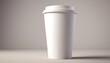 © lilyax - Two paper cups mockup on white background. 3d rendering.04