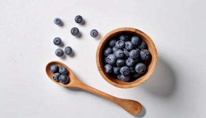 Sticker -  Fresh blueberries ready to be enjoyed