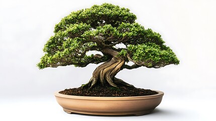 Sticker - Bonsai Tree with Twisted Trunk