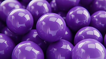 Bunch of purple balls as far as the eye can see, macro