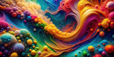 Wall Mural - Abstract photo background with vibrant colors and unique textures, abstract, photography, background, vibrant, colors