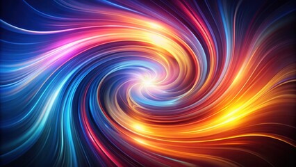 Wall Mural - Dynamic swirl of light gradients in mesmerizing movement, light, gradients, dynamic, swirl, abstract, movement, flow, energy