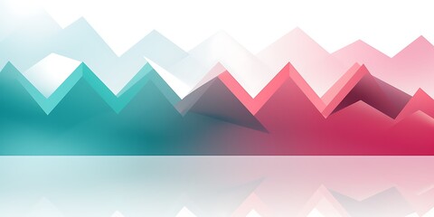 Poster - Background with geometric shapes, representing the concept of technology and innovation.