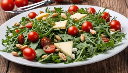 Sticker -  Fresh and vibrant salad ready to be savored