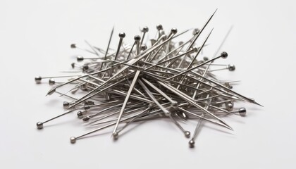  A pile of sharp metal needles