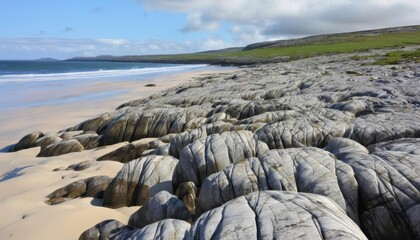 Wall Mural -  Natural beauty of a rocky coastline