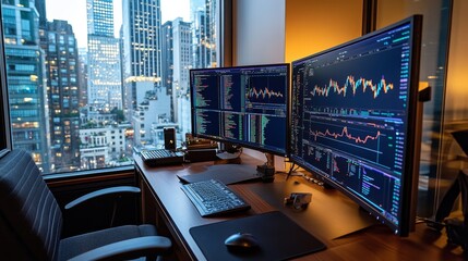 Canvas Print - Stock Market Analysis.