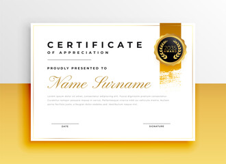 Sticker - premium certificate of honor template for winner honor