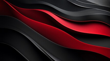 Canvas Print - red and black abstract background