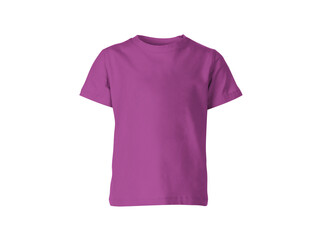 Wall Mural - heather radiant orchid purple colour blank fashion tee front mockup template