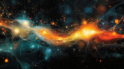 Wall Mural - Cosmic Abstract.