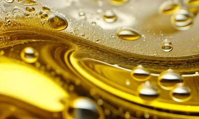Aufkleber - Abstract Background Of Oil In Water