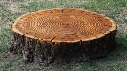 Tree Stump Close Up