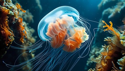 jellyfish in aquarium