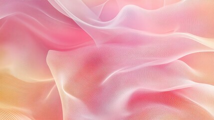 Fototapete - Luxurious abstract background with white line patterns in a pastel color scheme