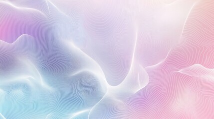 Fototapete - Luxury pastel background with white line patterns, ideal for prestigious invitations or business banners