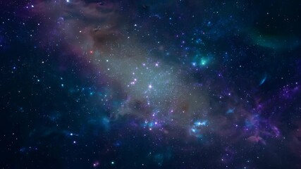 Wall Mural - Galaxy Background with stars and nebula