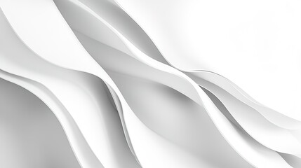 Fototapete - Modern abstract white background with sleek lines and minimalistic design, suitable for elegant and refined visuals
