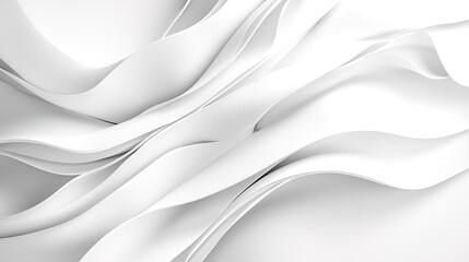 Fototapete - Modern abstract white background with sleek lines and minimalistic design, suitable for elegant and refined visuals