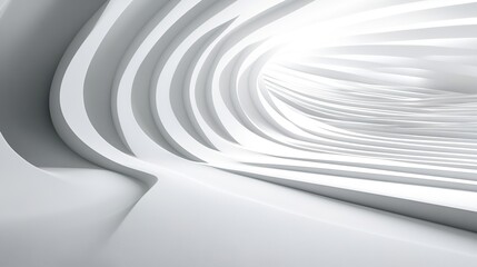 Fototapete - Modern abstract white background with sleek lines and minimalistic design, suitable for elegant and refined visuals