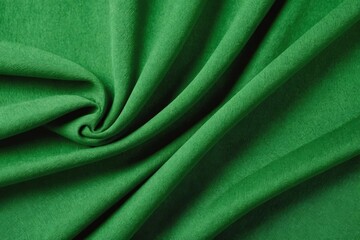 green fabric texture background, abstract, closeup texture