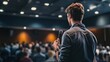 © Egriva - Speaker addressing an audience