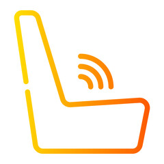 Poster - seat gradient icon