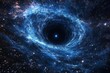 © dendyh7 - Black hole in space illustration created with Generative AI