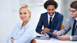 © Beak Joint/peopleimages.com - Portrait, meeting or businesswoman with smile, arms crossed and legal team for court case or justice. Happy, coworking or proud lawyer in office with attorney and confidence at law firm by colleagues