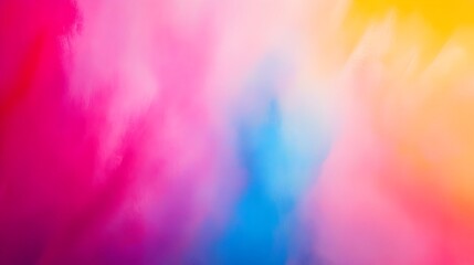 Poster - Vibrant and Visually Captivating Gradient Background with Smooth Transitions Between Colors Leaving Ample Space for Overlay Text or Graphic Elements
