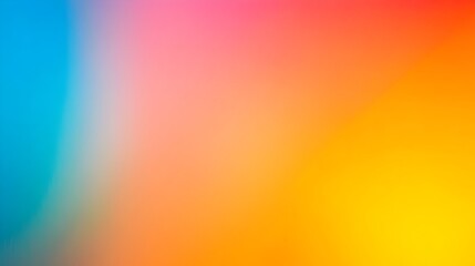 Poster - Visually striking gradient background with smooth transitions between a spectrum of vivid saturated colors  Ideal for overlaying text graphics or other design elements