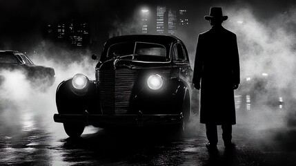 Canvas Print - Film noir theme desktop wallpaper