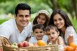 © Adobe Contributor - Happy Family Enjoying Picnic in the Park
