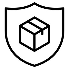 Sticker - shipping insurance icon