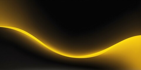 Wall Mural - yellow to black colors grainy gradient smooth transiti background