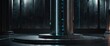 © ezra - futuristic portal science fiction podium pedestal platform modern empty cyberpunk podium mockup space background, stage, advertisement, horizontal, merchandise, shadow, show, marble