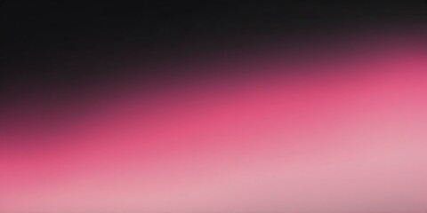 Wall Mural - pink to black colors grainy gradient smooth transition background