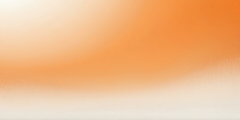 Wall Mural - orange to white colors grainy gradient smooth transiti background