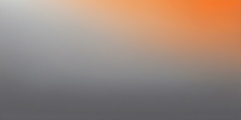Wall Mural - orange to grey colors grainy gradient smooth transitio background