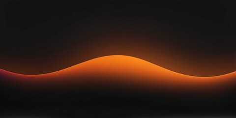 Wall Mural - orange to black colors grainy gradient smooth transiti background