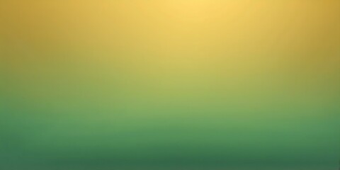 Wall Mural - green to gold colors grainy gradient smooth transition background