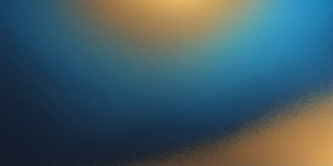 Wall Mural - blue to gold colors grainy gradient smooth transition background